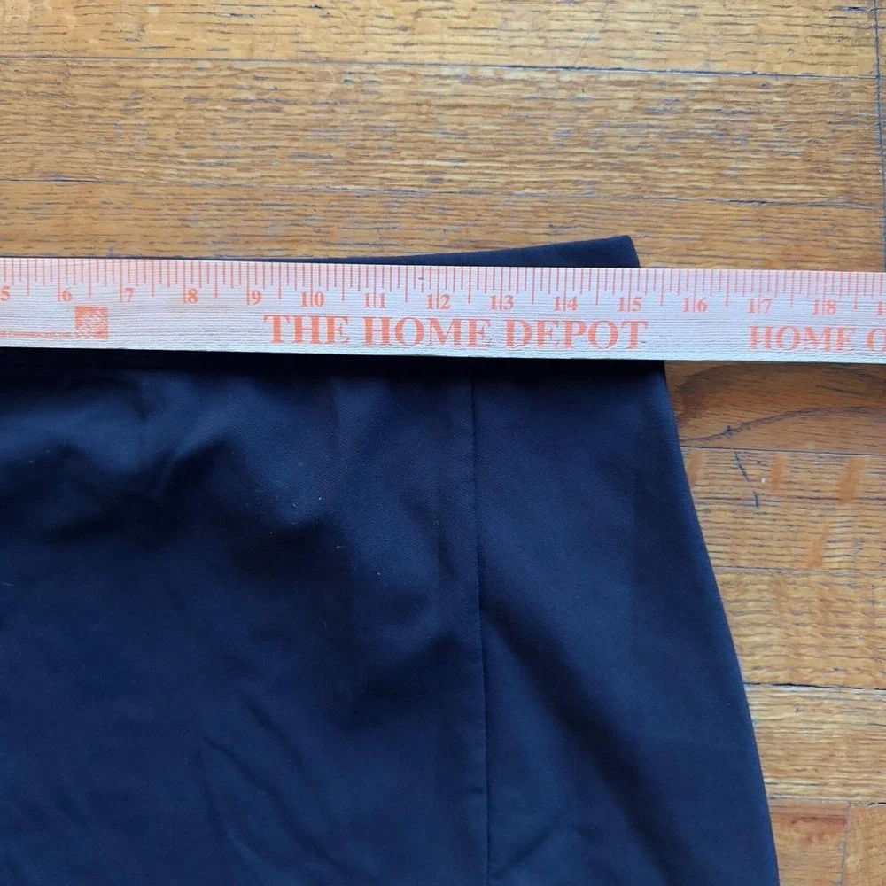 Rachel Zoe Mini Skirt Cocktail Party Black Career Wear with Slit Size 6‎